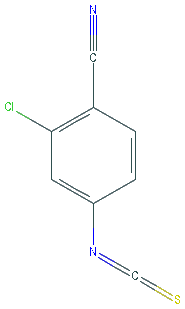 Chemical structure of 2-Chloro-4-isothiocyanatobenzonitrile