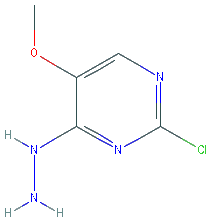 Chemical structure of 2-Chloro-4-hydrazino-5-methoxy-pyrimidine