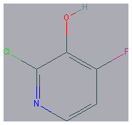 Chemical structure of 2-Chloro-4-fluoropyridin-3-ol