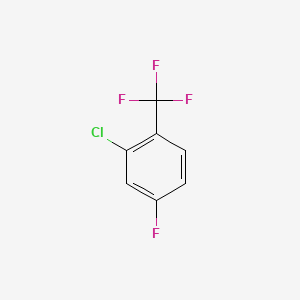 Chemical structure of 2-Chloro-4-fluorobenzotrifluoride