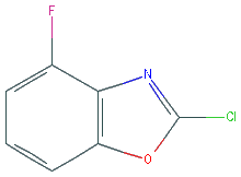 Chemical structure of 2-Chloro-4-fluorobenzo[d]oxazole