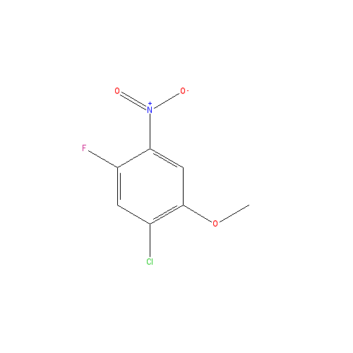 Chemical structure of 2-Chloro-4-fluoro-5-nitroanisole