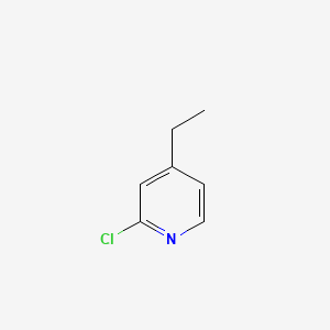 Chemical structure of 2-Chloro-4-ethylpyridine