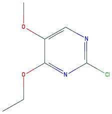 Chemical structure of 2-Chloro-4-ethoxy-5-methoxypyrimidine