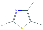Chemical structure of 2-Chloro-4,5-dimethylthiazole