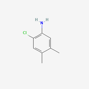 Chemical structure of 2-Chloro-4,5-dimethylaniline