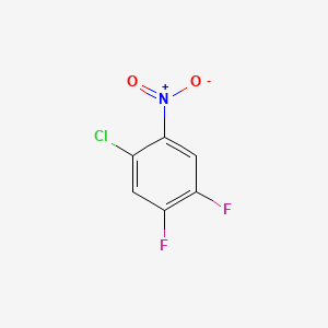 Chemical structure of 2-Chloro-4,5-Difluoronitrobenzene