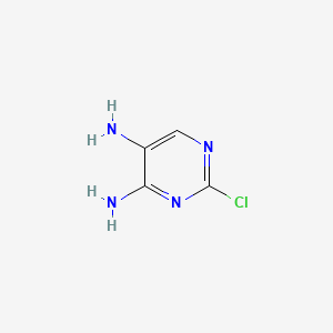 Chemical structure of 2-CHLORO-4,5-DIAMINOPYRIMIDINE