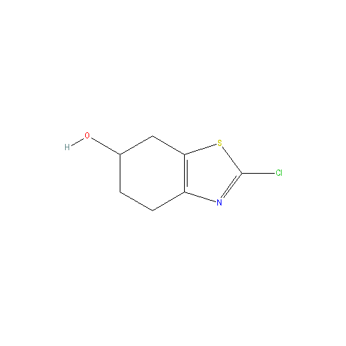 Chemical structure of 2-Chloro-4,5,6,7-tetrahydrobenzo[d]thiazol-6-ol