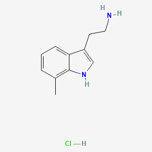 Chemical structure of 2-Chloro-4-(piperidin-1-ylmethyl)pyridine