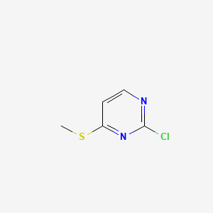 Chemical structure of 2-chloro-4-(methylthio)pyrimidine