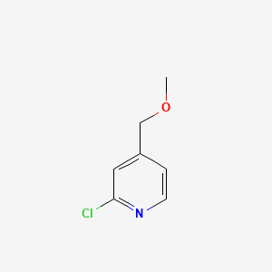 Chemical structure of 2-Chloro-4-(methoxymethyl)pyridine