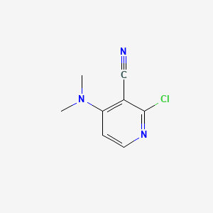 Chemical structure of 2-Chloro-4-(dimethylamino)nicotinonitrile