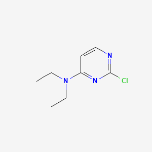 Chemical structure of 2-Chloro-4-(diethylamino)pyrimidine