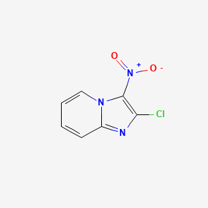 Chemical structure of 2-Chloro-3-nitroimidazo[1,2-a]pyridine