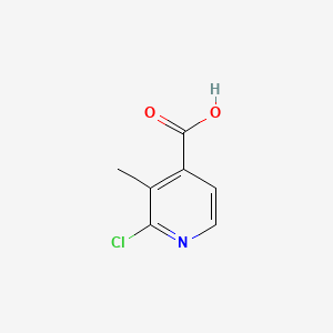 Chemical structure of 2-Chloro-3-methyl-4-pyridinecarboxylic Acid