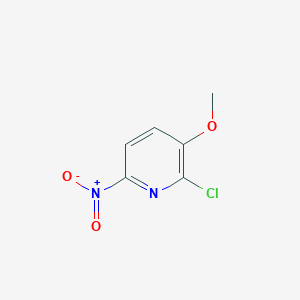 Chemical structure of 2-Chloro-3-methoxy-6-nitropyridine