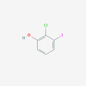 Chemical structure of 2-Chloro-3-iodophenol