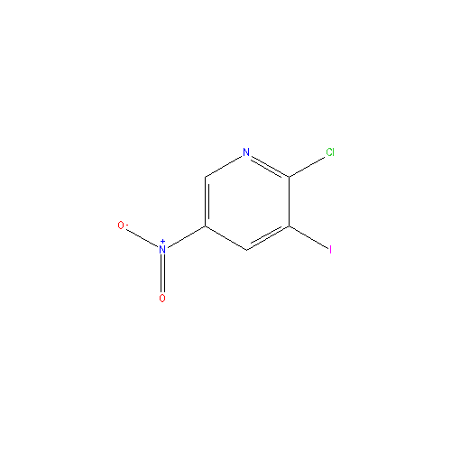 Chemical structure of 2-Chloro-3-iodo-5-nitropyridine