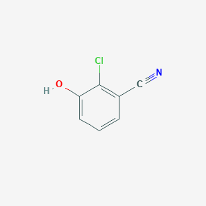 Chemical structure of 2-Chloro-3-hydroxybenzonitrile