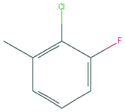 Chemical structure of 2-Chloro-3-Fluorotoluene