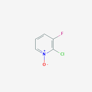Chemical structure of 2-Chloro-3-fluoropyridine 1-oxide