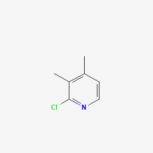Chemical structure of 2-Chloro-3,4-dimethylpyridine