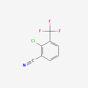 Chemical structure of 2-Chloro-3-(Trifluoromethyl)Benzonitrile