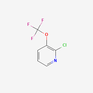 Chemical structure of 2-Chloro-3-(trifluoromethoxy)pyridine