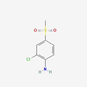 Chemical structure of 2-Chloro-3-(ethylsulfonyl)pyridine