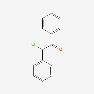 Chemical structure of 2-Chloro-2-phenylacetophenone