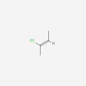 Chemical structure of 2-Chloro-2-butene