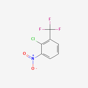 Chemical structure of 2-Chloro-1-nitro-3-(trifluoromethyl)benzene