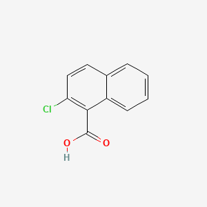 Chemical structure of 2-Chloro-1-naphthoic acid