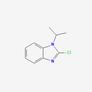 Chemical structure of 2-Chloro-1-isopropyl-1H-benzo[d]imidazole