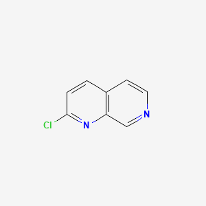 Chemical structure of 2-Chloro-1,7-naphthyridine