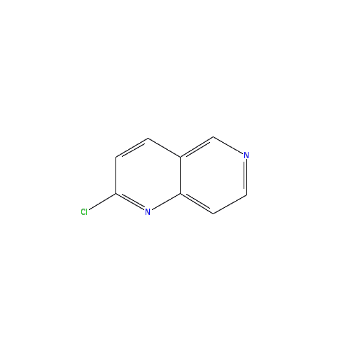 Chemical structure of 2-Chloro-1,6-naphthyridine