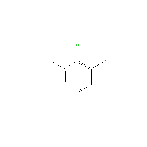 Chemical structure of 2-Chloro-1,4-difluoro-3-methylbenzene