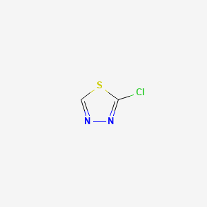 Chemical structure of 2-Chloro-1,3,4-thiadiazole