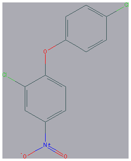 Chemical structure of 2,4'-Dichloro-4-nitrodiphenyl ether
