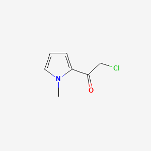 Chemical structure of 2-Chloro-1-(1-methyl-2-pyrrolyl)ethanone