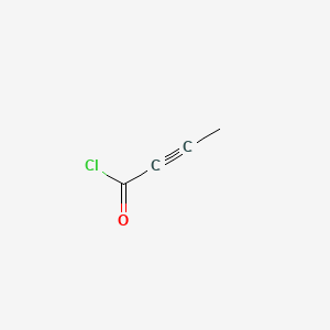 Chemical structure of 2-Butynoyl chloride