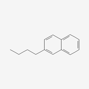 Chemical structure of 2-Butylnaphthalene