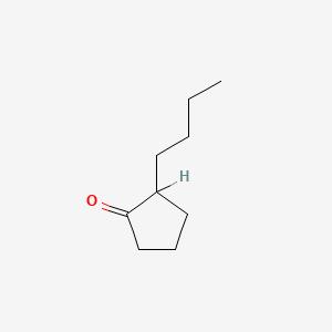 Chemical structure of 2-Butylcyclopentanone