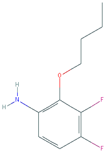 Chemical structure of 2-Butoxy-3,4-difluoroaniline