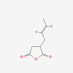 Chemical structure of 2-Buten-1-ylsuccinic Anhydride