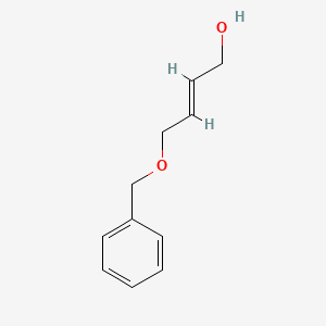 Chemical structure of 2-Buten-1-ol, 4-(phenylmethoxy)-, (E)-