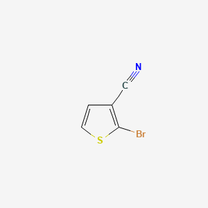 Chemical structure of 2-Bromothiophene-3-carbonitrile