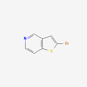 Chemical structure of 2-Bromothieno[3,2-c]pyridine