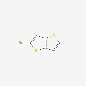 Chemical structure of 2-Bromothieno[3,2-b]thiophene